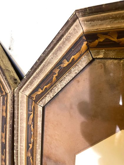 ภาพในหลวง ร.9 พระราชินี กรอบแปดเหลี่ยมโบราณเก่าสะสม รูปที่ 9