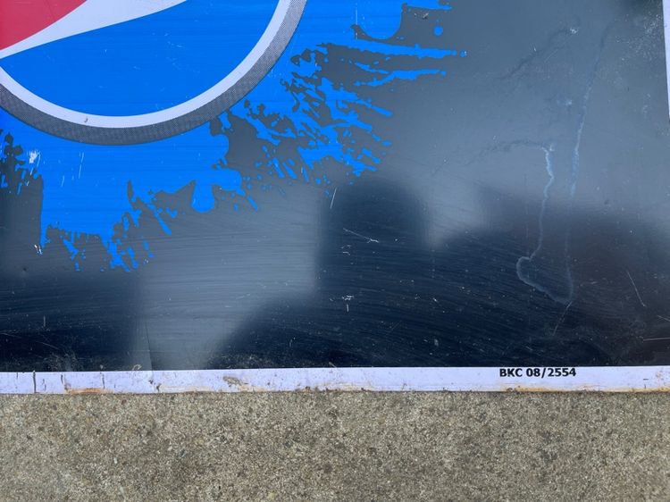 ป้ายเป๊บซี่ PEPSI MAX สังกะสีแผ่นใหญ่ เก่าสะสมA3 รูปที่ 3