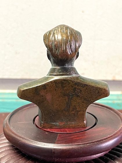 เหมาเจ๋อตุง ทองเหลือง จิ๋ว สะสม รูปที่ 6