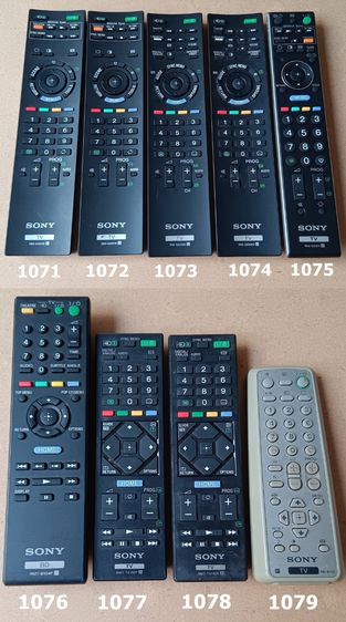 SONY REMOTE (980-1079) รีโมท โซนี่ เครื่องเสียง DVD VCD CD TAPE VDO LASER DISC BLU RAY แผ่นเสียง TV รูปที่ 7