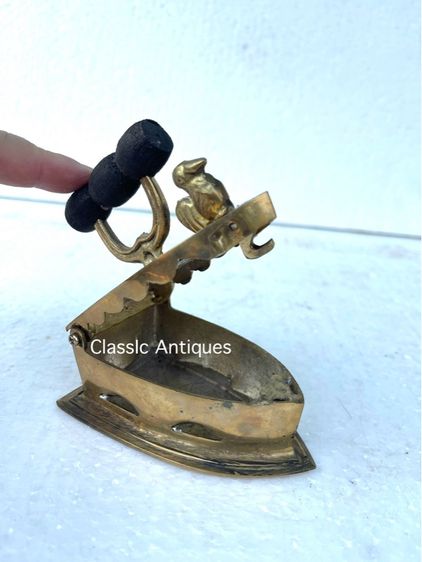 เตารีด หัวไก่จิ๋ว ทองเหลืองสะสม A14 รูปที่ 4