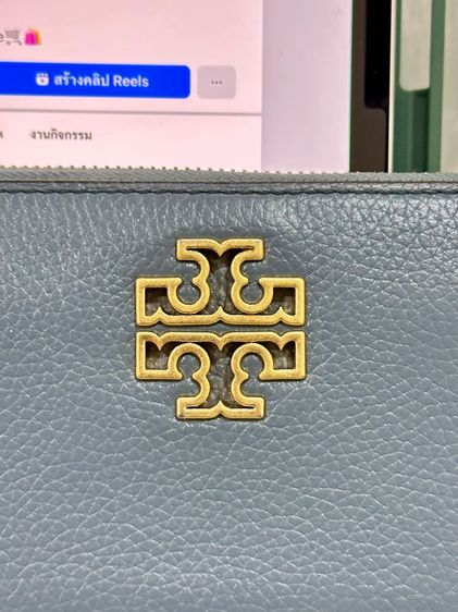 Tory Burch กระเป๋าตังส์ใบยาวพร้อมการ์ดเคส มือสอง รูปที่ 3