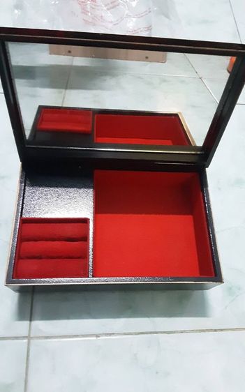 ขายกล่องดนตรีใส่เครื่องประดับและกล่องวงรีทำจากงานสานผักตบชวาวงรี รูปที่ 2