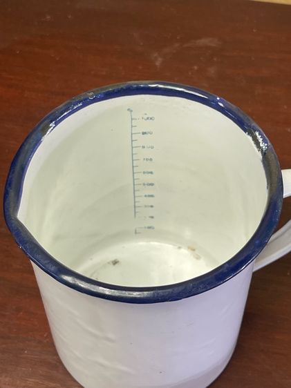 แก้วตวง อีนาเมล เก่าสะสม รูปที่ 2