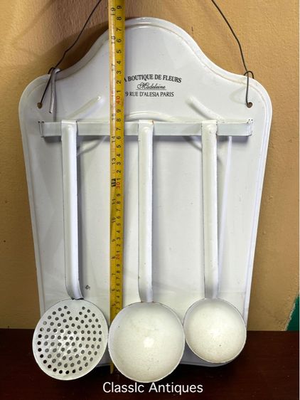 กระบวย อีนาเมล งานฝรั่งเศษ สะสม รูปที่ 7