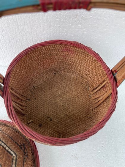 ตะกร้าจีน ฮวยน้า โบราณเก่าสะสมA11 รูปที่ 14