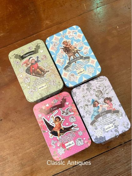 ตลับ ลูกอม คอริฟินซี สังกะสีเก่าสะสมA4 รูปที่ 3