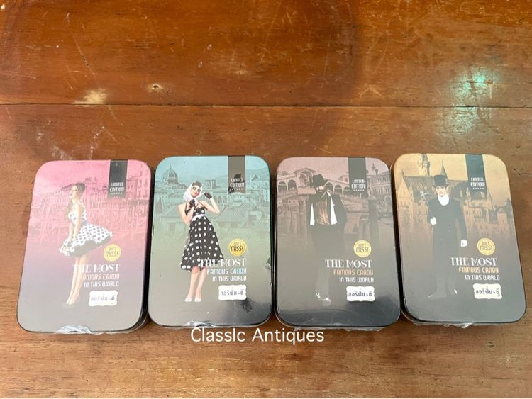 ตลับ ลูกอม คอริฟินซี สังกะสีเก่าสะสมA3 รูปที่ 3