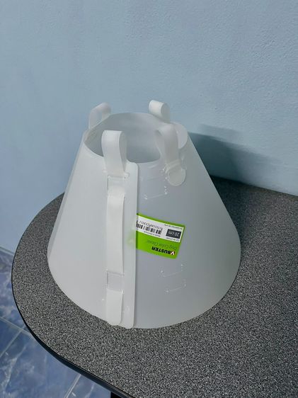 ปลอกคอและสายจูง Collar คอลล่า ปลอกคอกันเลียสุนัข ขนาด 20 cm ของใหม่