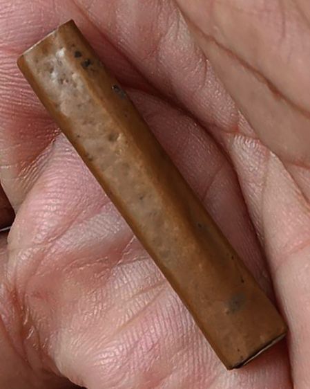 ตะกรุดเก่าเนื้อทองแดง เก็บเก่าหลายสิบปี ยาว 1.5 นิ้ว รูปที่ 5