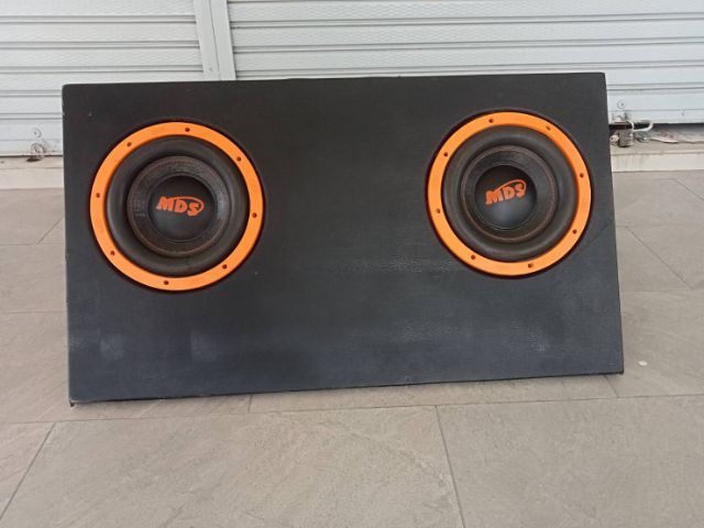 ตู้ลำโพงรถยนต์ซัฟวูฟเฟอร์​ MDS​ ขนาดเล้นผ่าศูนย์กลาง​ 10"