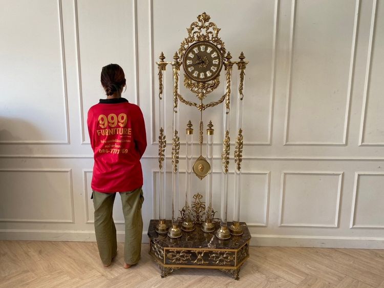 นาฬิกาหลุยส์ตั้งพื้น นาฬิกาลูกตุ้มตกแต่ง รูปที่ 4