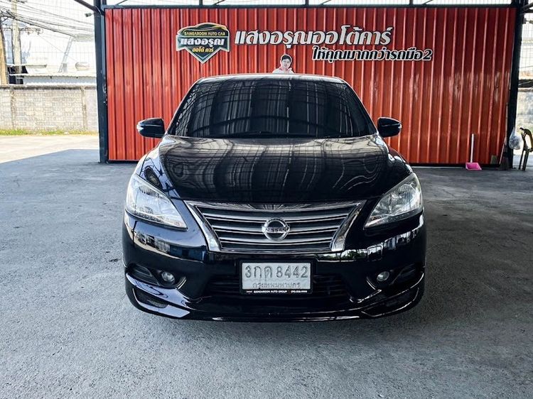 Nissan Sylphy 2012 1.6 V Sedan เบนซิน ไม่ติดแก๊ส เกียร์อัตโนมัติ ดำ รูปที่ 2