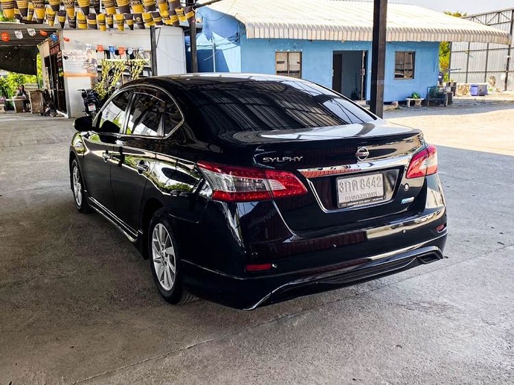 Nissan Sylphy 2012 1.6 V Sedan เบนซิน ไม่ติดแก๊ส เกียร์อัตโนมัติ ดำ รูปที่ 4