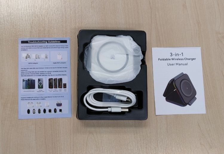 แท่นชาร์จไร้สาย พับได้ - Foldable Wireless Charger รูปที่ 4