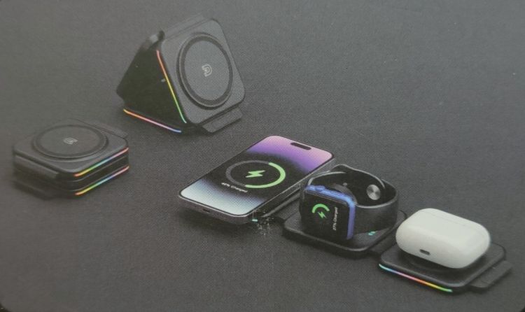 แท่นชาร์จไร้สาย พับได้ - Foldable Wireless Charger รูปที่ 2