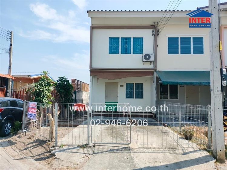 บ้านเดี่ยว 2 ชั้น 24.7 ตร.ว. บ้านเอื้ออาทร รังสิต คลอง 10 ซอย6 ถนนกาญจนาภิเษก ถนนรังสิต-นครนายก ธัญบุรี ปทุมธานี