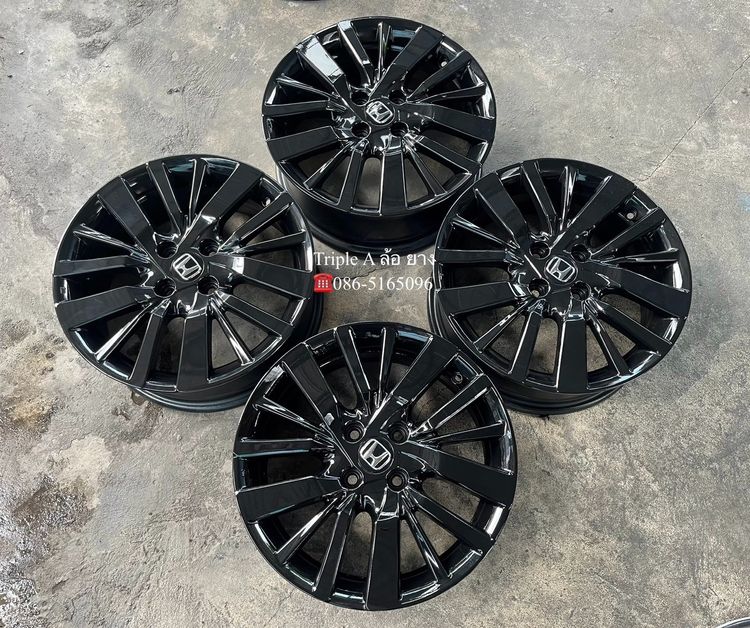 ✨ล้อแม็ก✨Honda City Hatchback ขอบ 16 สีดำ💖สวยกริ๊บ💖 รูปที่ 6