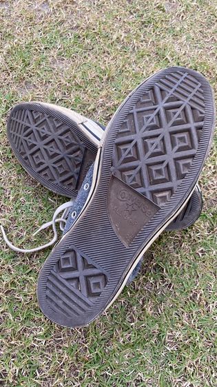 Converse หุ้มข้อสีเทา สภาพดี รูปที่ 6