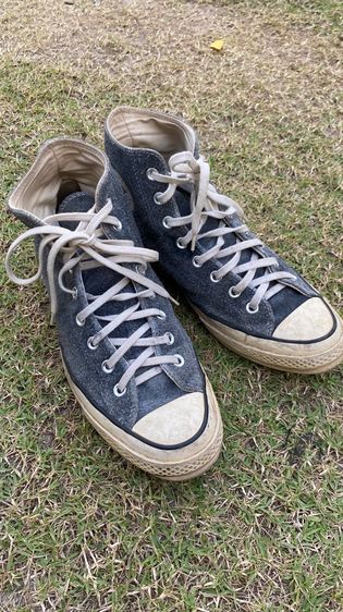 Converse หุ้มข้อสีเทา สภาพดี รูปที่ 2