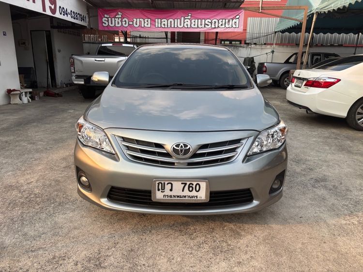 Toyota Altis 2011 1.6 E Sedan เบนซิน ไม่ติดแก๊ส เกียร์อัตโนมัติ เทา รูปที่ 2