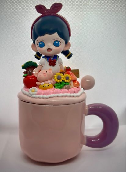 แก้วมัค แก้วน้ำเเก้วกาเเฟ เเก้วตั้งโชว์ งานเเฮนด์เมด ลาย limited edition ลาย Zoraa Dora Rayan รูปที่ 9