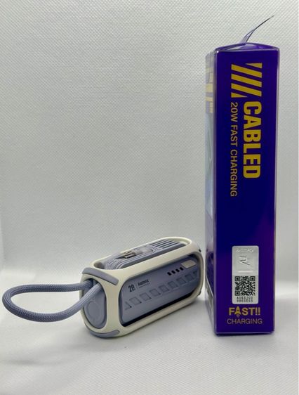 ของแท้ Remax Power Bank 5000mAh 2in1 (RPP-28,Gray,Blue) รูปที่ 2