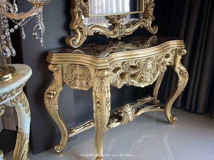 NARCISSA CLASSIC LUXURY CONSOLE โต๊ะคอนโซลสไตล์หลุยส์ รุ่น นาร์ซิสซ่า รูปที่ 9