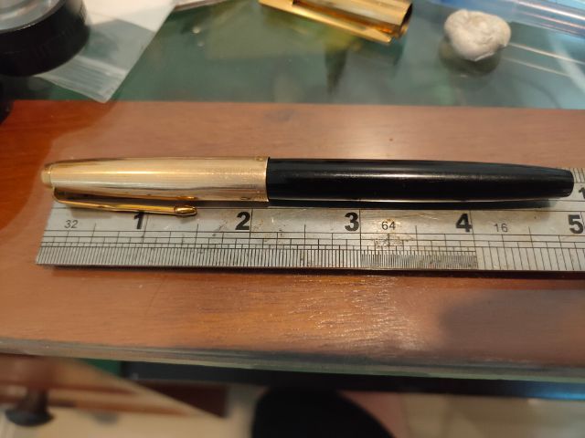 ปากกา Parker ปลอกทองชุบ หัวทอง 18K . รูปที่ 3