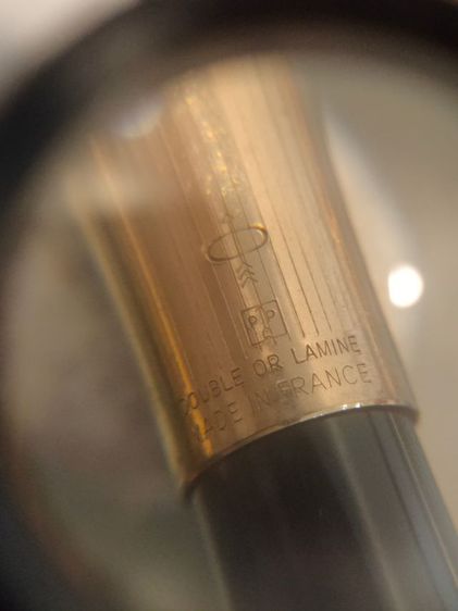 ปากกา Parker ปลอกทองชุบ หัวทอง 18K . รูปที่ 9
