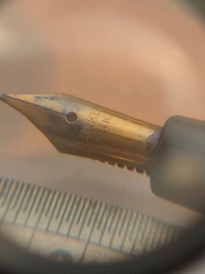 ปากกา Parker ปลอกทองชุบ หัวทอง 18K . รูปที่ 6