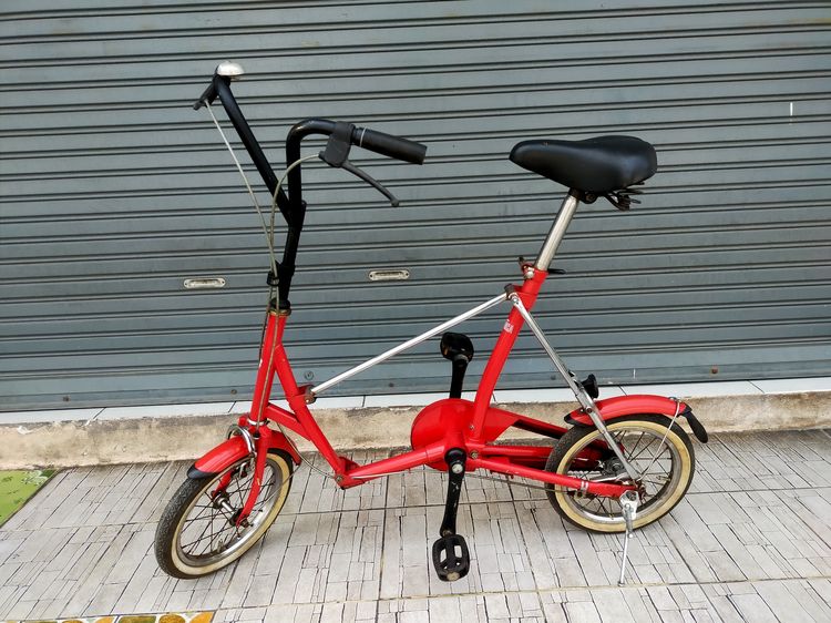 จักรยานพับ วันทัช บริดสโตน  one touch picnic a bridgestone มือสอง จากญี่ปุน รถสวย สภาพดี ค่อนข้างหายาก สภาพดี เดิมๆ ยางนอก14x1.75 ขอบขาว รุ่ รูปที่ 2