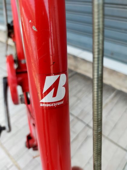 จักรยานพับ วันทัช บริดสโตน  one touch picnic a bridgestone มือสอง จากญี่ปุน รถสวย สภาพดี ค่อนข้างหายาก สภาพดี เดิมๆ ยางนอก14x1.75 ขอบขาว รุ่ รูปที่ 6