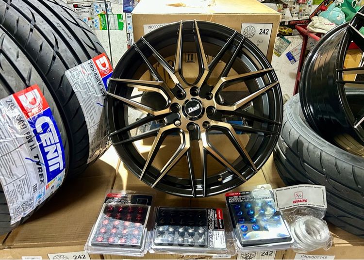 DEE 1 17 4รู100 พร้อมยางครบชุด 205 45 17  รูปที่ 3