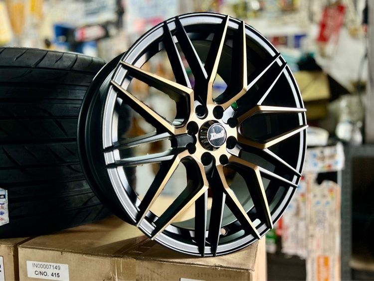 DEE 1 17 4รู100 พร้อมยางครบชุด 205 45 17  รูปที่ 10