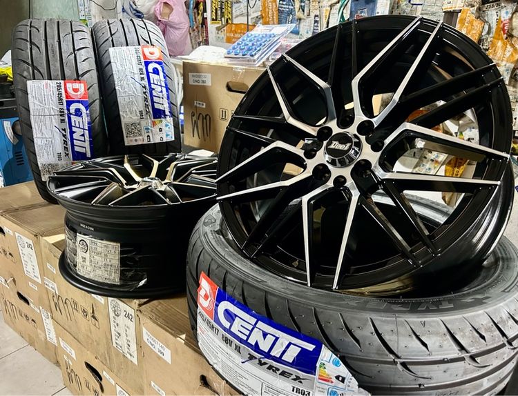 DEE 1 17 4รู100 พร้อมยางครบชุด 205 45 17  รูปที่ 5