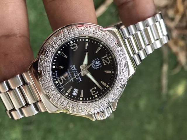 Tag Heuer F1 Quartz Diamond 120 Black Dail (Boy Size)🇨🇭🇨🇭
 รูปที่ 4