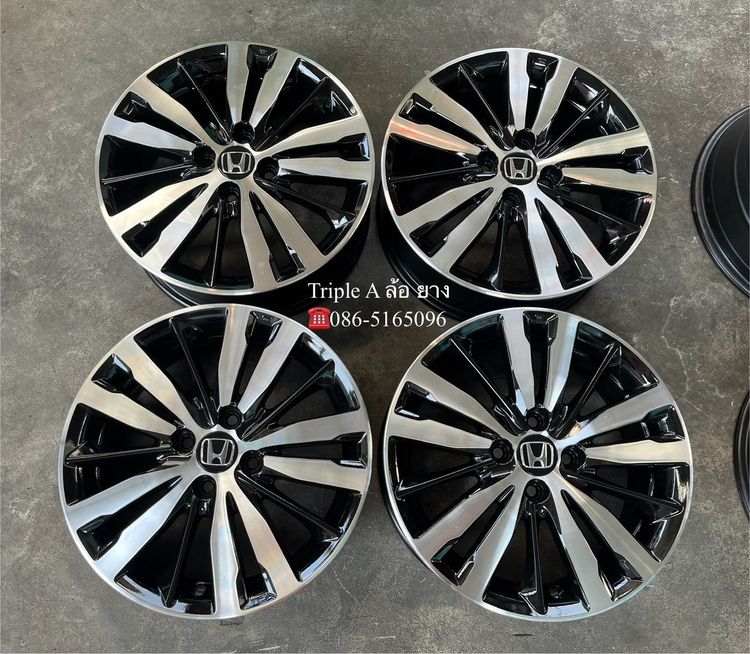 ✨ล้อแม็ก✨Honda Jazz GK ตัวท็อป ขอบ 16 ดำหน้าเงา💖สวยกริ๊บ💖 รูปที่ 7