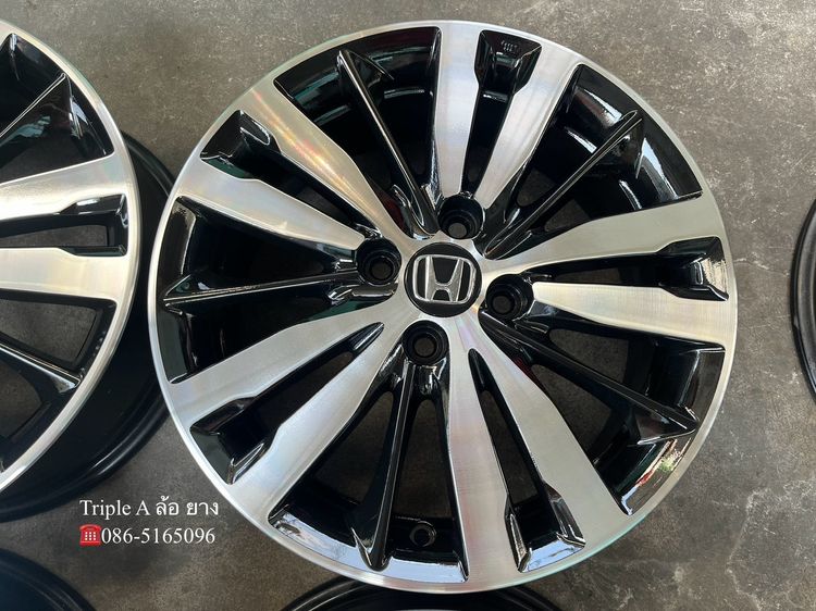 ✨ล้อแม็ก✨Honda Jazz GK ตัวท็อป ขอบ 16 ดำหน้าเงา💖สวยกริ๊บ💖 รูปที่ 5
