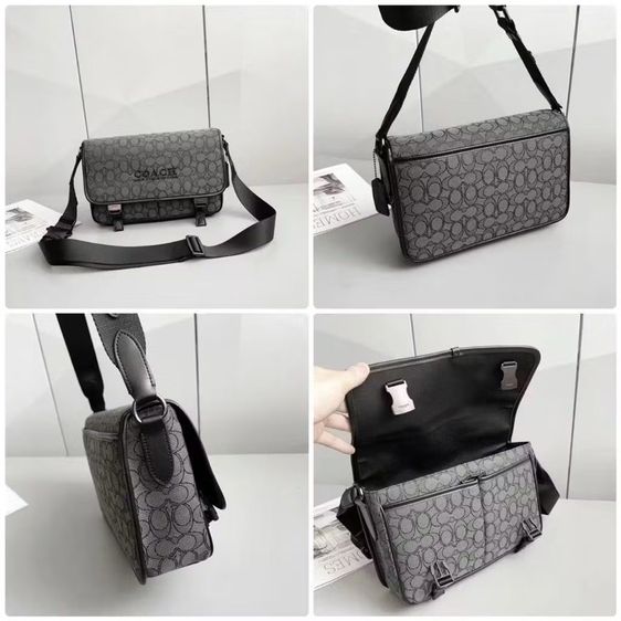 Coach กระเป๋าผู้ชาย (11.5") รูปที่ 7