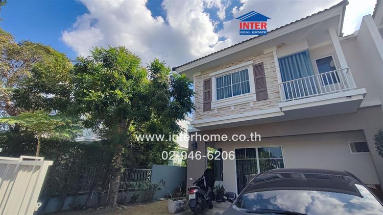 บ้านเเฝด 2 ชั้น 36.3 ตร.ว. หมู่บ้านวิลลาจจิโอ ปิ่นเกล้า-ศาลายา ซอย41 ถนนกาญจนาภิเษก ถนนศาลาธรรมสพน์ บางกรวย นนทบุรี รูปที่ 2