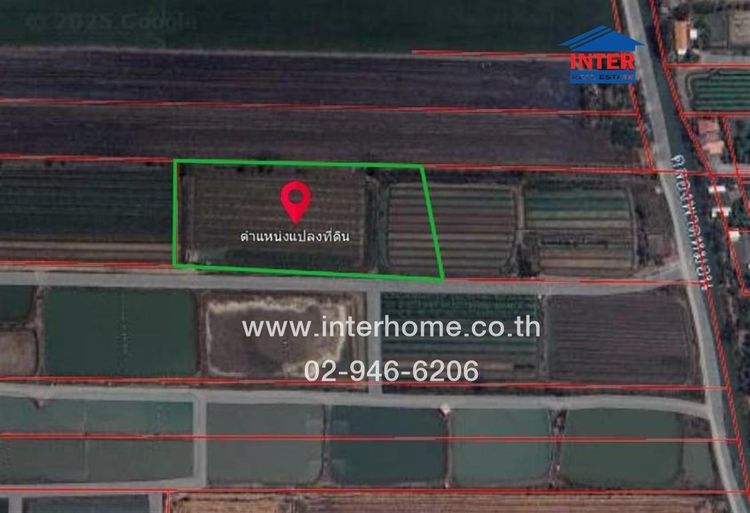 ไม่ใช่ ที่ดินเปล่า 8 ไร่ 223 ตร.ว. ที่ดินเปล่า ใกล้ อบต.บัวปากท่า ถนน340 ถนน3422 บางเลน นครปฐม