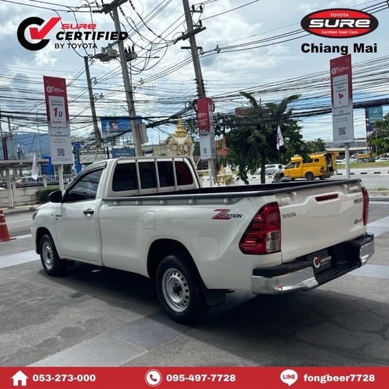 Toyota Hilux Revo 2023 2.8 ENTRY STANDARD CAB Pickup ดีเซล ไม่ติดแก๊ส เกียร์ธรรมดา ขาว รูปที่ 4