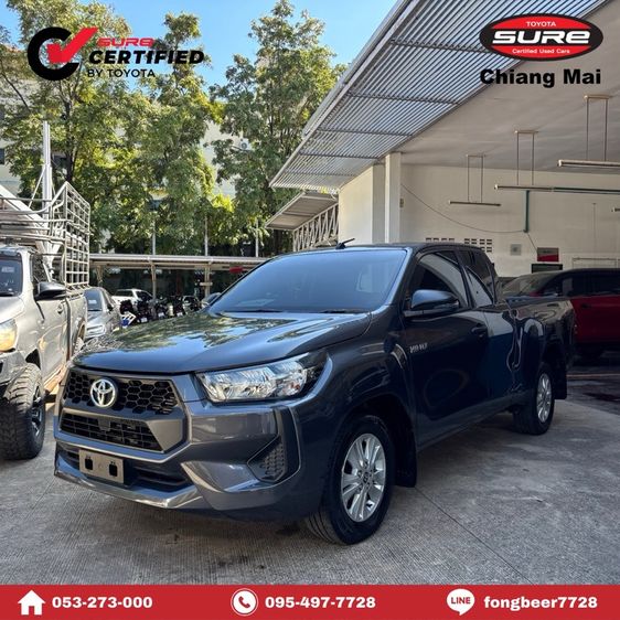 Toyota Hilux Revo 2024 Smart Cab 2.4 Entry Z Edition Pickup ดีเซล ไม่ติดแก๊ส เกียร์อัตโนมัติ เทา รูปที่ 2