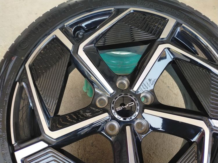 แม็กขอบ 19 สีเดิม พร้อมยางคอนติ 235 45 19 ปี23ใส่ chr innova camry revo vigo bydอื่นๆ 5 รู 120 รูปที่ 7