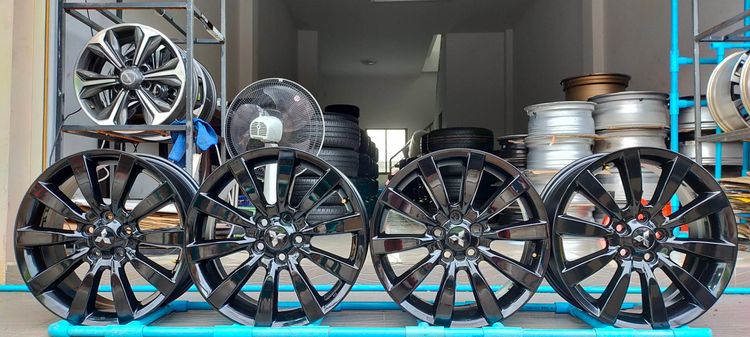 แม็กมิตซู ขอบ18 กว้าง7 et46 สีอบpowder coat ใส่expander EX triton ตัวเตี้ยอื่นๆ 5 รู 114 รูปที่ 10