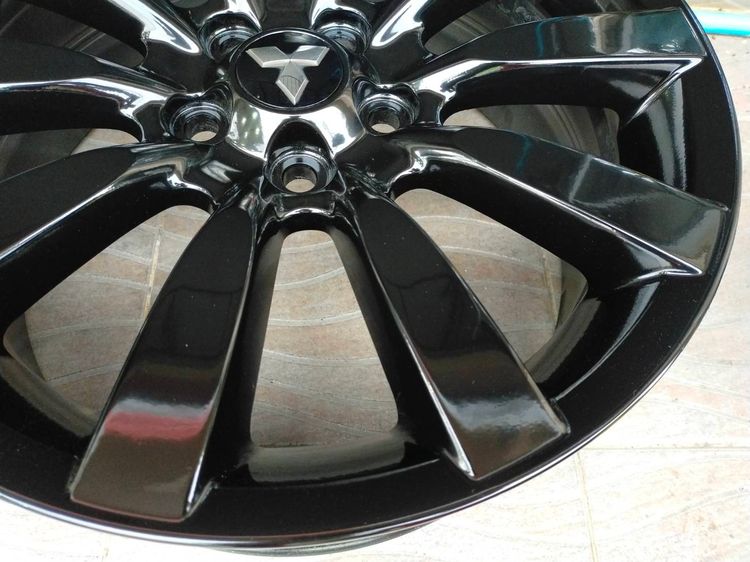 แม็กมิตซู ขอบ18 กว้าง7 et46 สีอบpowder coat ใส่expander EX triton ตัวเตี้ยอื่นๆ 5 รู 114 รูปที่ 9