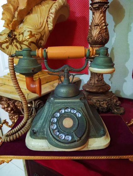 ฝรั่งเศส.โทรศัพท์หลุยส์เก่าโบราณสุดงามสภาพเยี่ยม รูปที่ 15