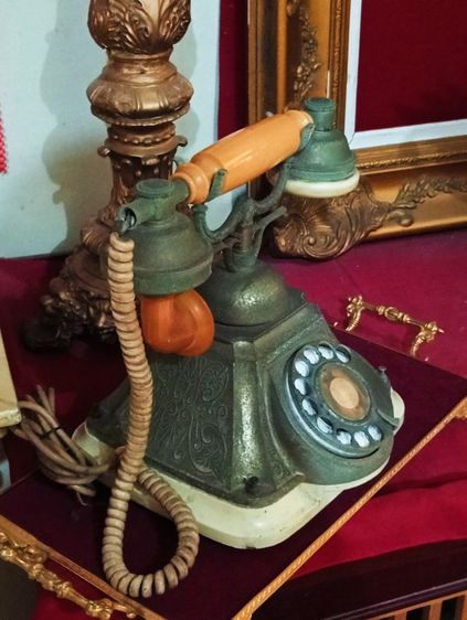 ฝรั่งเศส.โทรศัพท์หลุยส์เก่าโบราณสุดงามสภาพเยี่ยม รูปที่ 18