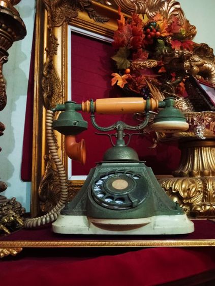 ฝรั่งเศส.โทรศัพท์หลุยส์เก่าโบราณสุดงามสภาพเยี่ยม